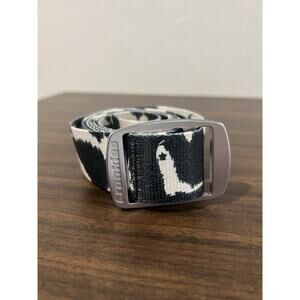 Croakies Web Belt 50" Cow Print Western Boot Florida Cut to Fit